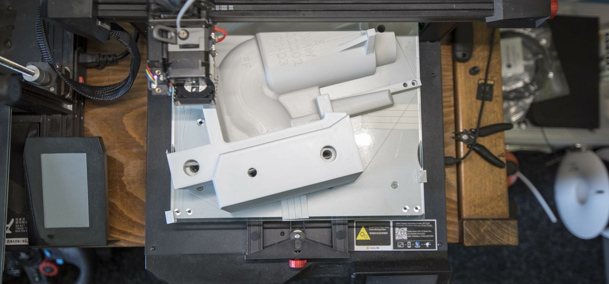 3D tisk prototypu dílu